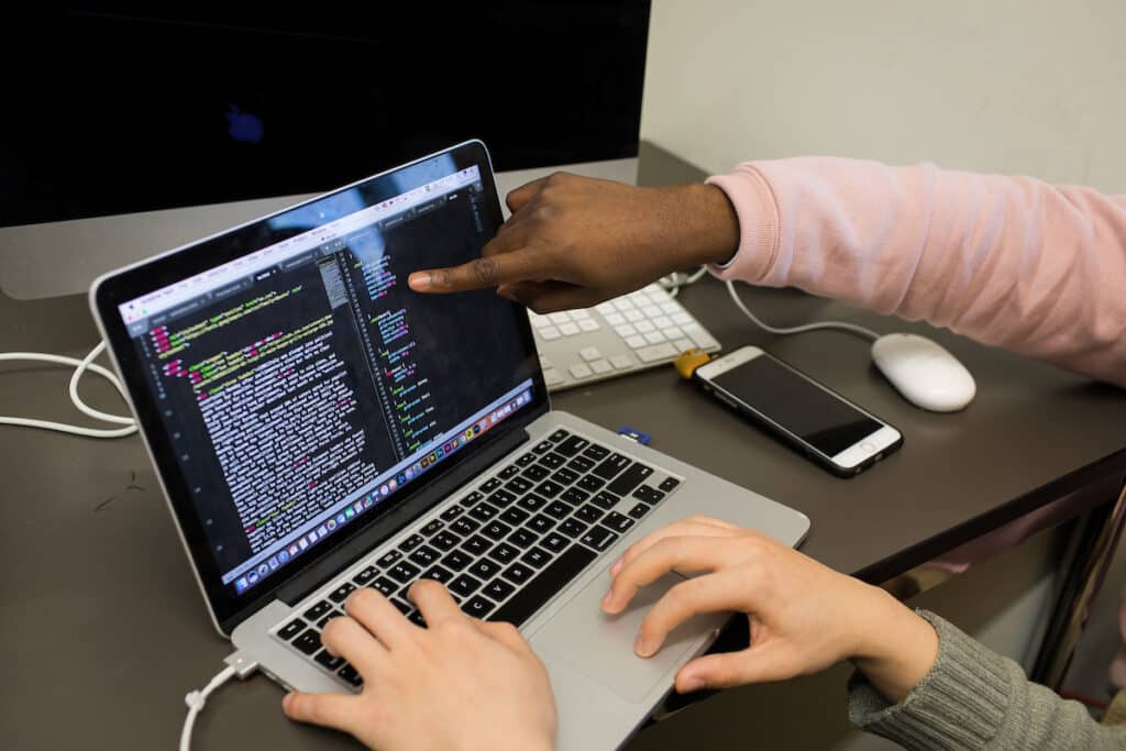 An analyst prepares a data visualization